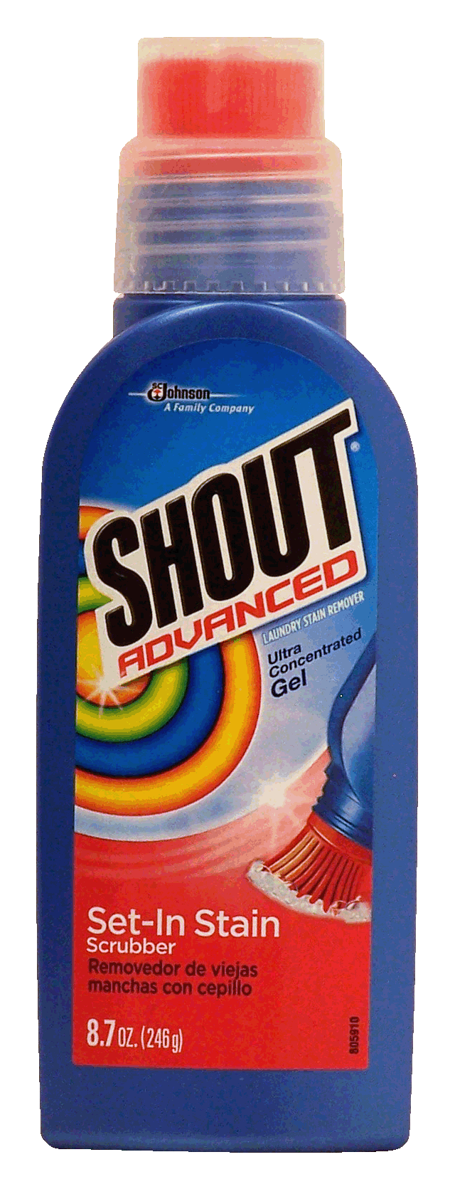 Shout Advanced laundry stain remover ultra concentrated gel, set-in stain scrubber Full-Size Picture